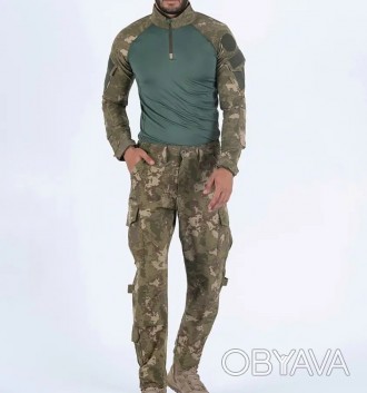 Тактический мужской летний костюм (рубашка и штаны) Камуфляж S