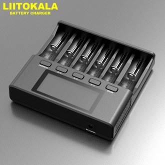 Зарядний пристрій Liitokala Lii-S6 на 6 каналів з блоком живлення і автоадаптеро. . фото 11