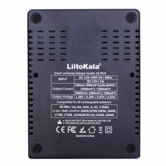 Зарядний пристрій Liitokala Lii-Pl4 
LiitoKala Lii-PL4 - універсальний зарядний . . фото 9