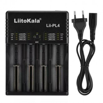 Зарядний пристрій Liitokala Lii-Pl4 
LiitoKala Lii-PL4 - універсальний зарядний . . фото 4