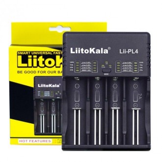 Зарядний пристрій Liitokala Lii-Pl4 
LiitoKala Lii-PL4 - універсальний зарядний . . фото 2