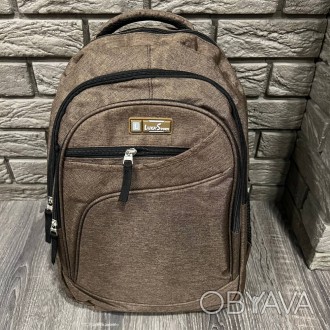 
 
 Рюкзак коричневый «Luka Sport»:
- Выполнен из очень прочного синтетического . . фото 1