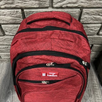 
 
 Рюкзак бордовый «Luka Sport»:
- Выполнен из очень прочного синтетического ма. . фото 3