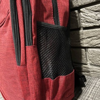 
 
 Рюкзак бордовый «Luka Sport»:
- Выполнен из очень прочного синтетического ма. . фото 4