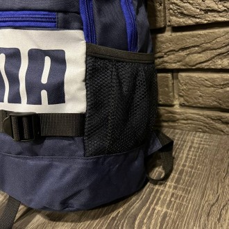 
 Рюкзак городской спортивный синий с логотипом Puma:
- Размер рюкзака 46 см х 3. . фото 5