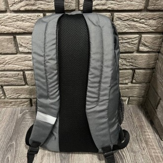 
 
 Рюкзак городской спортивный серый с логотипом Puma:
- Размер рюкзака 46 см х. . фото 5