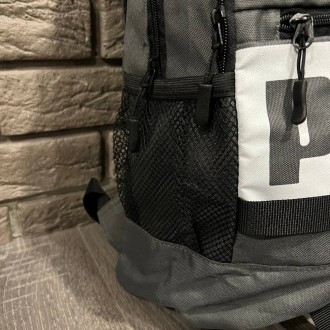 
 
 Рюкзак городской спортивный серый с логотипом Puma:
- Размер рюкзака 46 см х. . фото 4