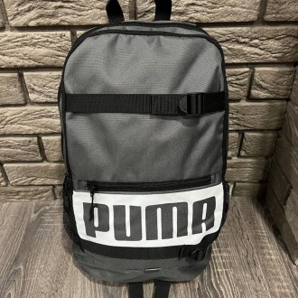 
 
 Рюкзак городской спортивный серый с логотипом Puma:
- Размер рюкзака 46 см х. . фото 2