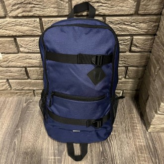
 
 Рюкзак городской спортивный синий с ремнями Strap:
- Размер рюкзака 46 см х . . фото 2