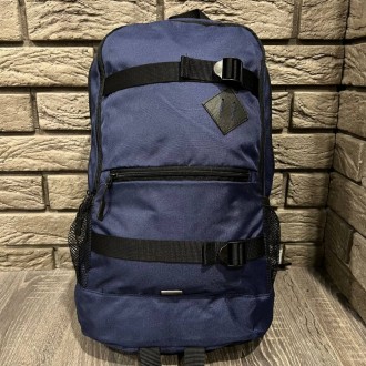 
 
 Рюкзак городской спортивный синий с ремнями Strap:
- Размер рюкзака 46 см х . . фото 3