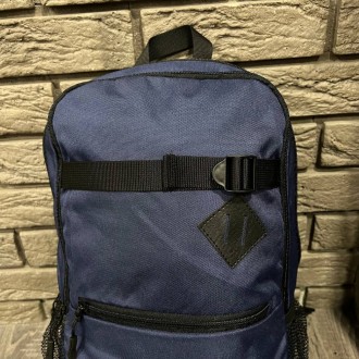
 
 Рюкзак городской спортивный синий с ремнями Strap:
- Размер рюкзака 46 см х . . фото 4