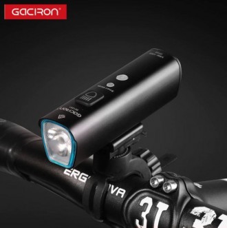 Велосипедний ліхтар (велофара) Gaciron V9M-1000 Люмен USB батарея 4000mAh
Gaciro. . фото 4