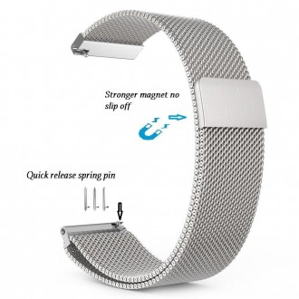 Ремешок для часов Melanese design bracelet Universal, 20 мм - это металлический . . фото 4