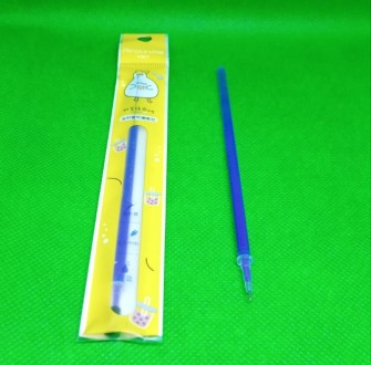 Паста стрижень для ручки пиши - стирай, синя, 0.5 мм, довжина 130 мм, 20 шт в уп. . фото 3