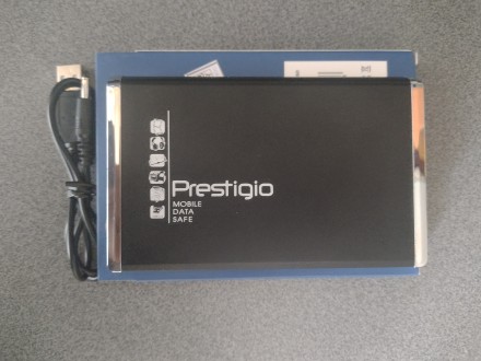 Портативный внешний винчестер Prestigio Mobile Data Safe состояние нового, в раб. . фото 2