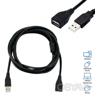 Кабель USB подовжувач
На сучасному ринку лідером продажів є кабель подовжувач US. . фото 1