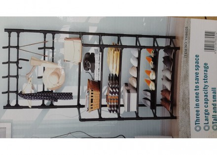 Універсальний вішак для одягу New simple floor clothes rack size 60X29.5X151 см
. . фото 6