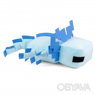 Мягкая игрушка Titatin Minecraft саламандра аксолотль голубая 37 см (TT1012)