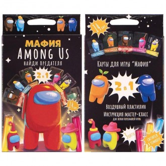 Карточная игра Мафия AMONG US от производителя Danko Toys Мафия, одна из самых п. . фото 3