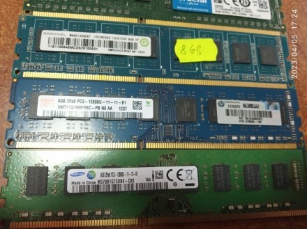 Оперативна пам'ять ОЗП RAM 8 GB, DDR 3 для intel і AMD
Фото інформативне, уточню. . фото 3