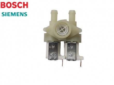 Клапан 2/90° подавання води для пральних машин Bosch, Siemens 00263330
Вхід: ста. . фото 3