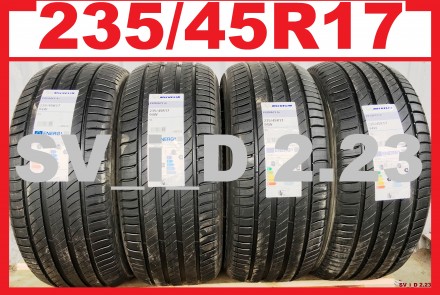 Продам НОВЫЕ летние шины MICHELIN:
235/45R17 94W Primacy 4+ Michelin (бренд Фра. . фото 2