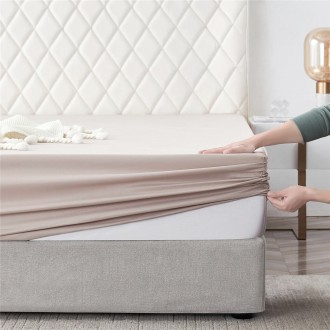 Простирадло на гумці Пряжене молоко поплін Люкс ,Туреччина 180*200*20. Київ. фото 1