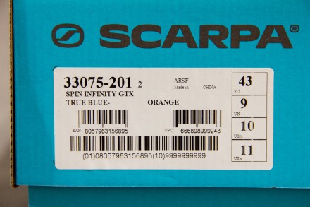 НОВІ Кросівки Scarpa Spin Infinity GTX.
Найновіший представник сімейства Spin .. . фото 9