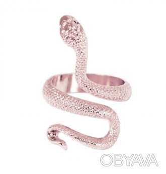 Кольцо Змея 
Безразмерное кольцо в виде змеи – роскошное украшение, и оно не мож. . фото 1