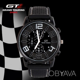 Мужские спортивные часы GT Sport белые
 Характеристики:
	
	Материал корпуса - ме. . фото 1