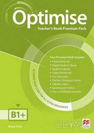 Optimise B1+ Teacher's Book Premium Pack
Optimise Teacher's Book Premium Pack вк. . фото 1