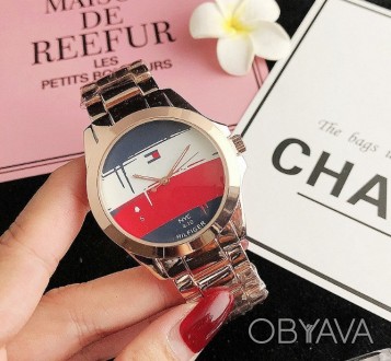 Модные женские наручные часы в стиле Tommy Hilfiger
 Высококачественная копия кр. . фото 1