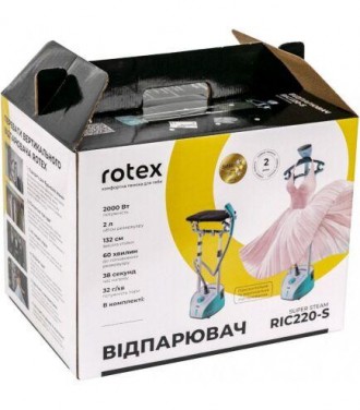 Відпарювач для одягу Rotex RIC220-S
Час нагріву 38 сек
Висота стійки, см 132
Дов. . фото 7