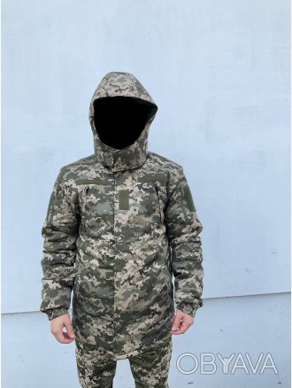 Куртка-бушлат военная мужская тактическая водонепроницаемая ВСУ (ЗСУ) 20222115-4