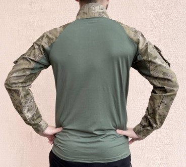 Рубашка мужская военная тактическая с липучками Всу (Зсу) Ubaks Убакс Рубашка му. . фото 5