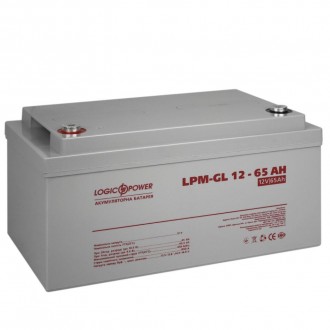 Представленная модель гелевого аккумулятора LPM-GL 12 - 65 AH является надежным . . фото 3