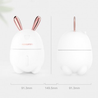 Увлажнитель воздуха с ночником Humidifiers Rabbit, Кролик, работает от USB.
Особ. . фото 4