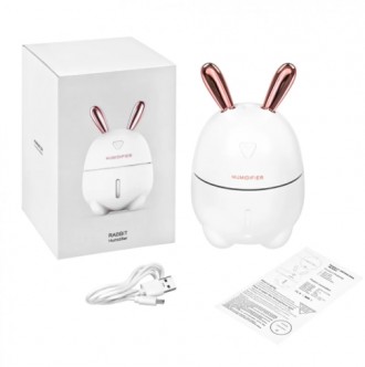 Увлажнитель воздуха с ночником Humidifiers Rabbit, Кролик, работает от USB.
Особ. . фото 3