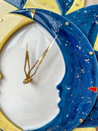 Настінний годинник з серії EPOXY - це втілення краси епоксидної смоли у поєднанн. . фото 4