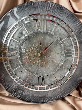 Настенные часы из серии EPOXY – это воплощение красоты эпоксидной смолы в сочета. . фото 7