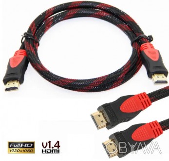 
Кабель HDMI — HDMI, 1,5m, Шнур для передавання відеосигналу, Hight Speed Cable,. . фото 1