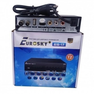 Eurosky ES-17 IPTV — тюнер Т2, новинка 2021 року від компанії Eurosky з гарним п. . фото 7