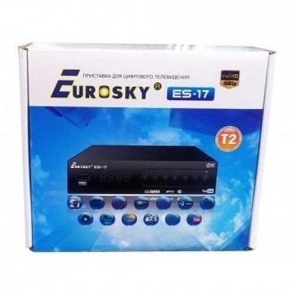 Eurosky ES-17 IPTV — тюнер Т2, новинка 2021 року від компанії Eurosky з гарним п. . фото 8