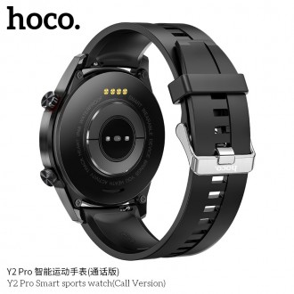 Смарт Годинник Hoco Y2 Pro sports Чорний 
Смарт часы Hoco Y2 Pro sports - надежн. . фото 6