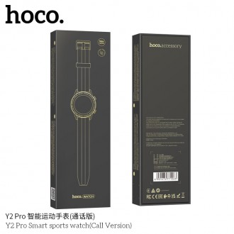 Смарт Годинник Hoco Y2 Pro sports Чорний 
Смарт часы Hoco Y2 Pro sports - надежн. . фото 2