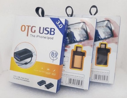 Адаптер OTG USB3.0 на iPhone GP-89. . фото 3