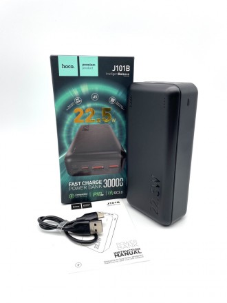 Power Bank Hoco J101B Astute - універсальний зовнішній акумулятор, який допоможе. . фото 2