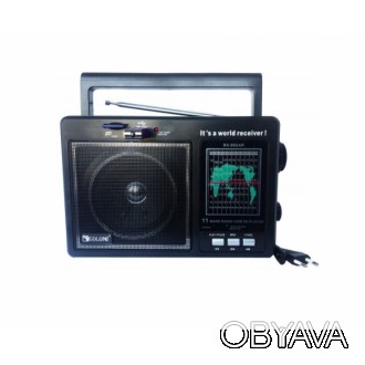 STOP Радіоприймач GOLON RX-99 UAR, MP3 з USB і акумулятором. . фото 1