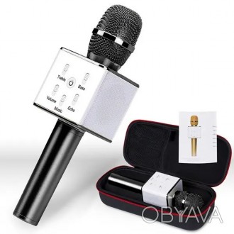 Микрофон беспроводной для караоке Q9 - портативный (50). . фото 1