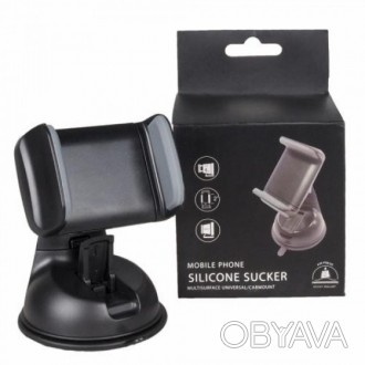 Автомобильный держатель для телефона SILICONE SUCKER Mobile Phone For Car. . фото 1